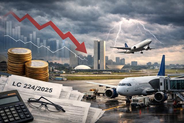 Turbulência Fiscal: à Vista O Impacto da LC 224/2025 no Preço das Passagens Aéreas