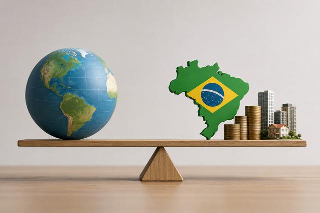 Diversificação internacional não é busca  de retorno. É redução de dependência.