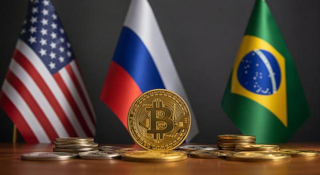 Brasil, Rússia e EUA: três modelos, três estratégias para as criptomoedas